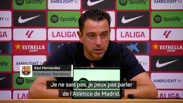 Xavi : João Félix est heureux et veut aider l'équipe