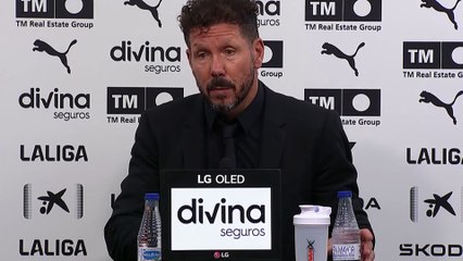 Simeone : "Peut-être le match le plus faible depuis que je suis au club"