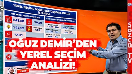 Oğuz Demir Grafik Üzerinde Tek Tek Anlattı! İşte Kritik Seçim Analizi