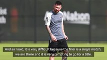 Martino says if Messi will return for US Cup final