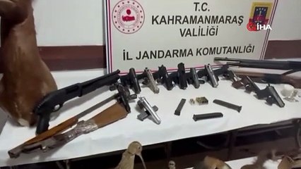 Baskın yapılan evden neler çıktı neler