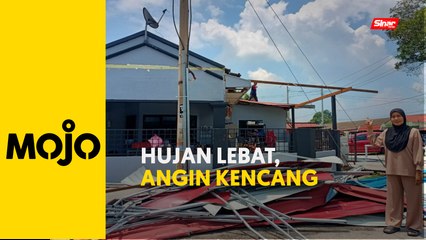 Rumah, persiapan kahwin rosak akibat ribut