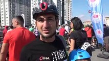 Trabzon Büyükşehir Belediyesi 'Avrupa Hareketlilik Haftası' kapsamında bisiklet turu düzenledi