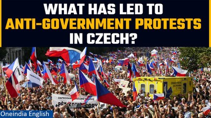 Czech Republic: Massive protests against government's pro-Western policies | Oneindia News