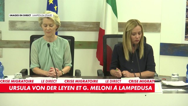 Giorgia Meloni : «Ce phénomène va créer de gros problèmes sur les frontières italiennes mais aussi pour tous les autres pays»