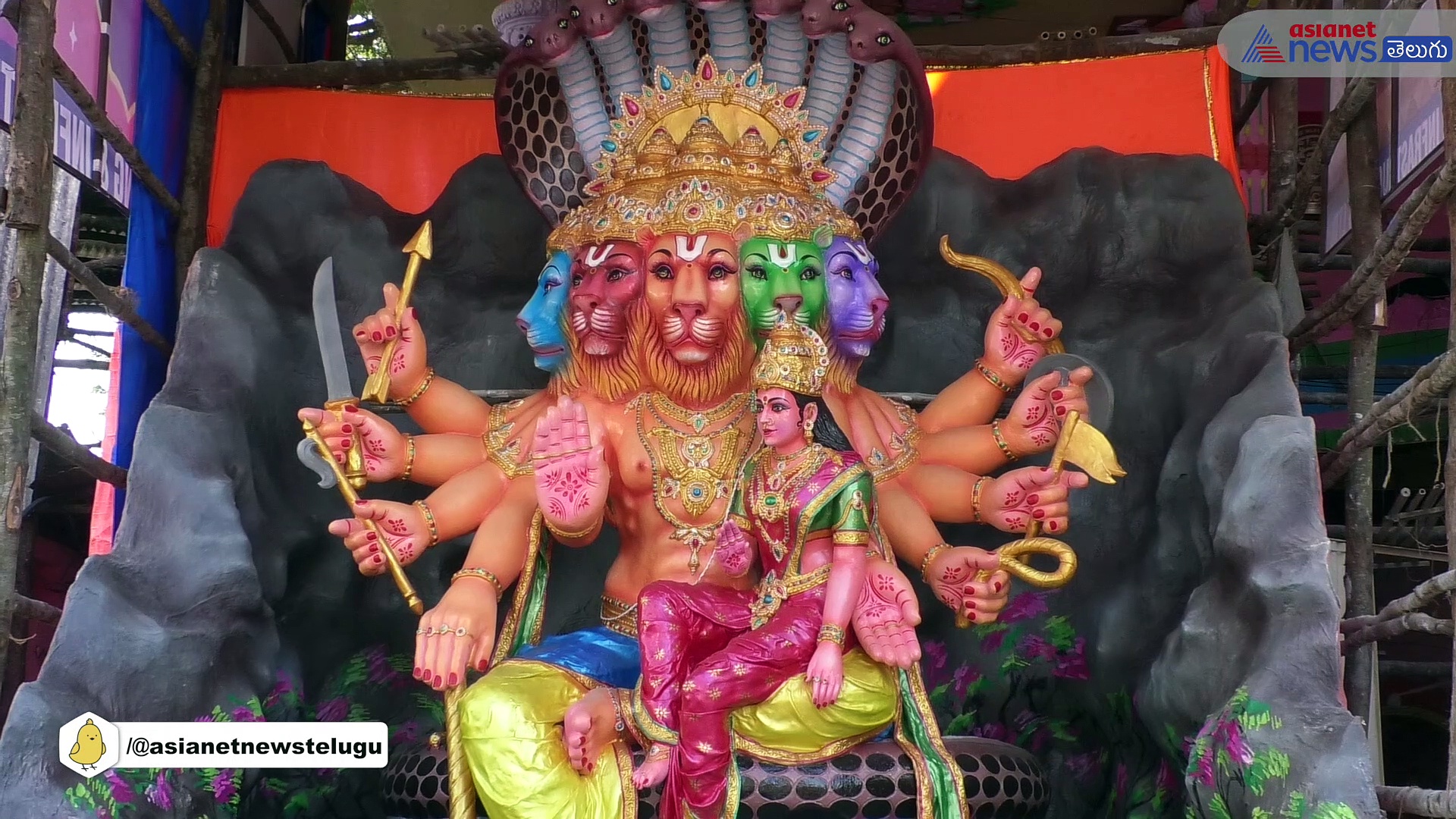 శ్రీ దశ మహా విద్యా గణపతి గా కొలువు దీరిన 63 అడుగుల ఖైరతాబాద్ గణేష్ 2023