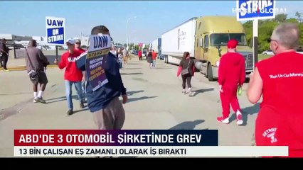 ABD otomotiv sektöründe tarihi grev! 13 bin çalışan eş zamanlı iş bıraktı