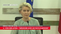 Ursula von der Leyen : «Nous allons mettre en place une surveillance aérienne, nous pouvons le faire par le biais de Frontex et je soutiens également l'exploration d'options pour des missions navales dans la Méditerranée»
