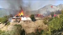 Kastamonu'da Köyde Çıkan Yangında 7 Ev ve 3 Samanlık Kül Oldu
