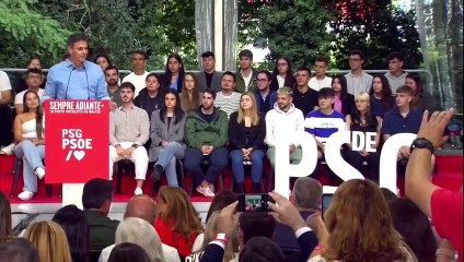 Acto de Pedro Sánchez en Galicia