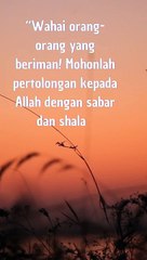 Orang sabar - Quite Islam, motivasi islam, islamic