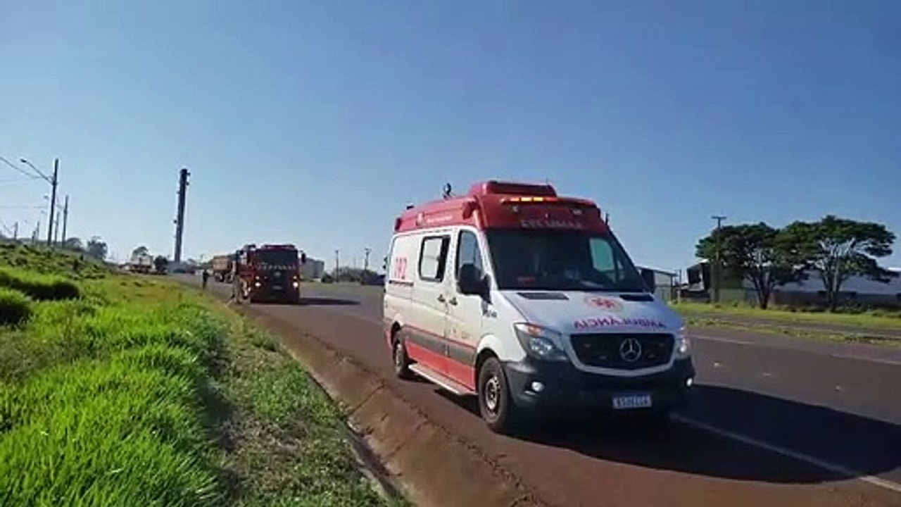 Homem dormindo na marginal da PRc-467 mobiliza Samu e Bombeiros