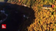 Zonguldak'ta eşsiz sonbahar manzarası: Kartpostallık görüntüler