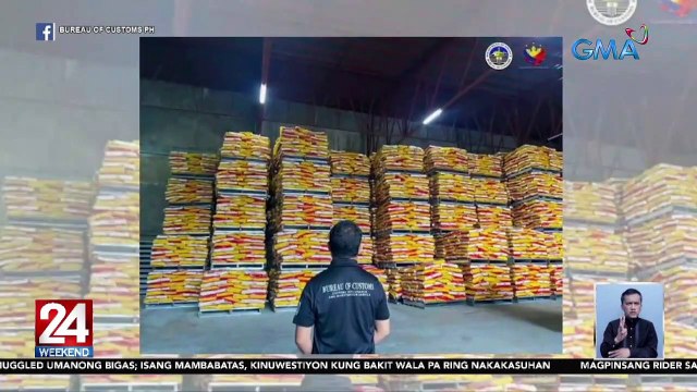 24 Oras Weekend Part 1: Raid kontra-smuggled rice, Pananagutan sa corals, Love Before Sunrise, atbp.