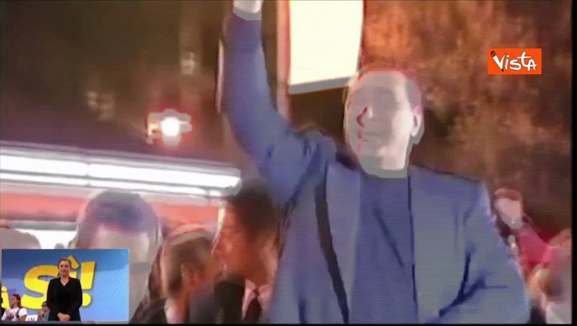 Salvini a Pontida ricorda Berlusconi: Grande amico della Lega