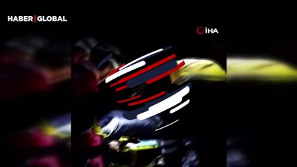 Düşen helikopterden kurtarılan personelin görüntüleri ortaya çıktı