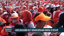 Ikuti Senam Bersama Warga di Bogor, Anies-Muhaimin: Optimis Raih Suara 80 Persen!