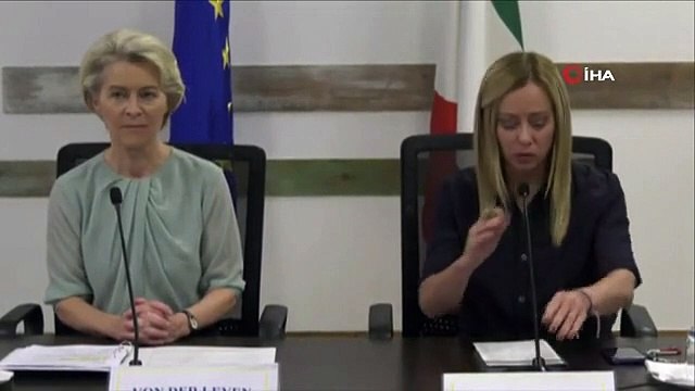 AB Komisyonu Başkanı Ursula von der Leyen, İtalya'nın Lampedusa Adası'nı ziyaret etti