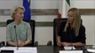 Giorgia Meloni welcomes Ursula von der Leyen in Lampedusa after appeal over migrant crisis