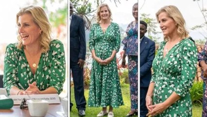Duchess Sophie gorgeous in green dress for United Nations meeting