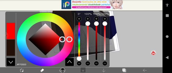 Desenhar Hadassa Bravery no IbisPaintX Android