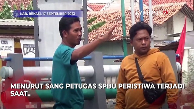 Detik-Detik Aksi Rampok Bersenjata Api Digagalkan Petugas SPBU