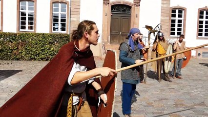 Brumath Les 10 Ans Cour du Château l'armée Gauloise