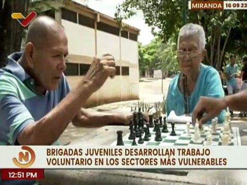 Miranda | Brigadas de Solidaridad Juvenil atendieron a adultos mayores para su desarrollo
