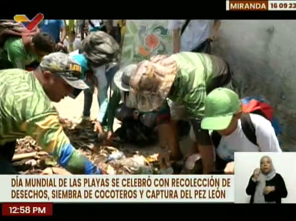 Miranda | Día de Mundial de las Playas se llevó a cabo con jornada de concientización y saneamiento