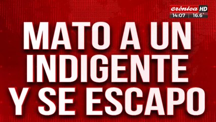 Tragedia en retiro: mató a un indigente y escapó