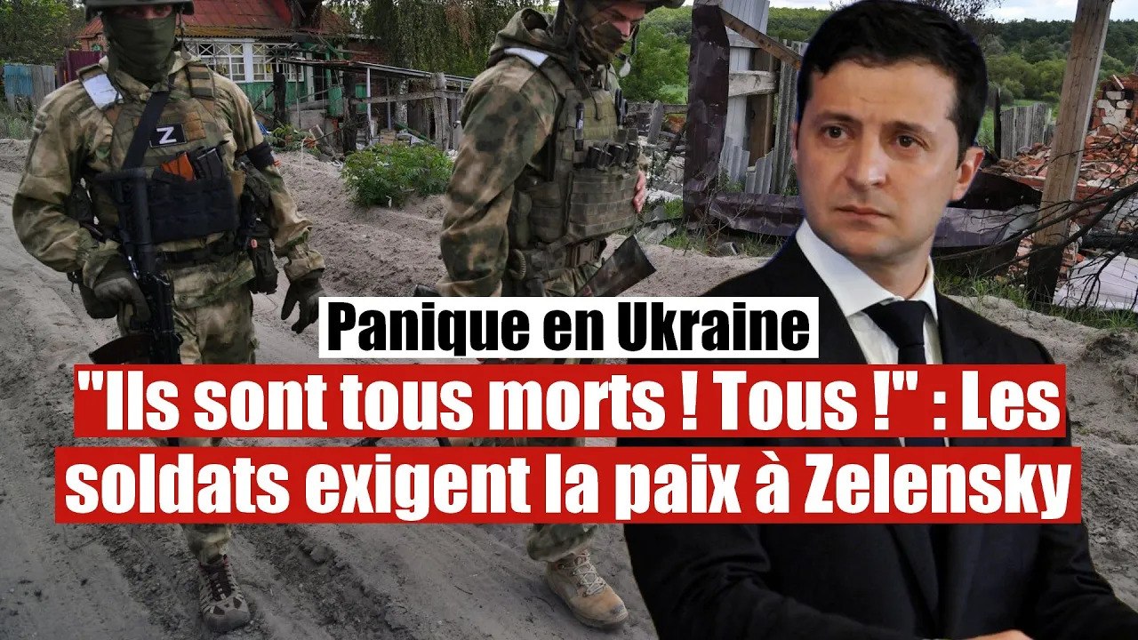 "Ils sont tous morts, tous !" : Des ukrainiens réclament la paix à Zelensky