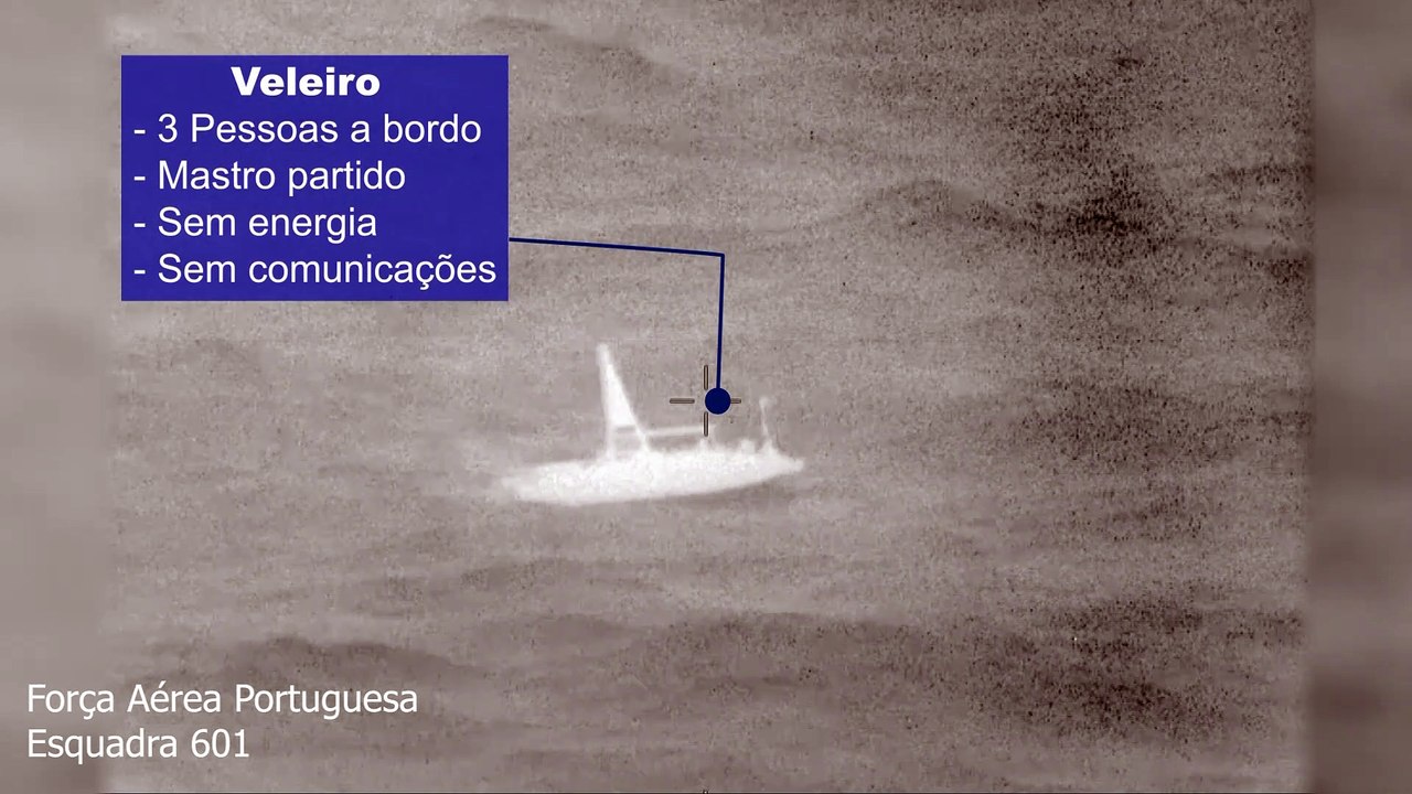 Fam&iacute;lia francesa resgatada de veleiro ao largo da ilha de S&atilde;o Miguel - V&iacute;deo  Dailymotion