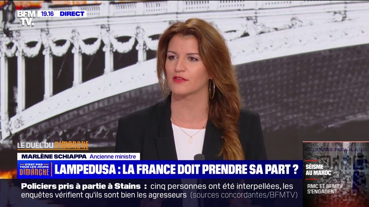 Marlène Schiappa: "Aucun pays ne peut déclarer faire une politique à lui seul face à l'immigration"