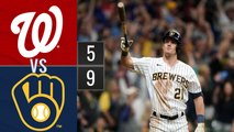 Resumen Nacionales de Washington vs Cerveceros de Milwaukee / MLB 16-09-2023