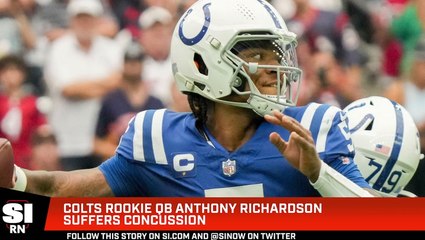 Colts Quarterback Anthony Richardson Suffers Concussion Against Houston Texans