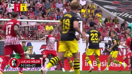 Dortmund leave it late to secure first away win of the season