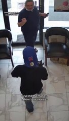 A man’s attempt to rob a nail salon but failed