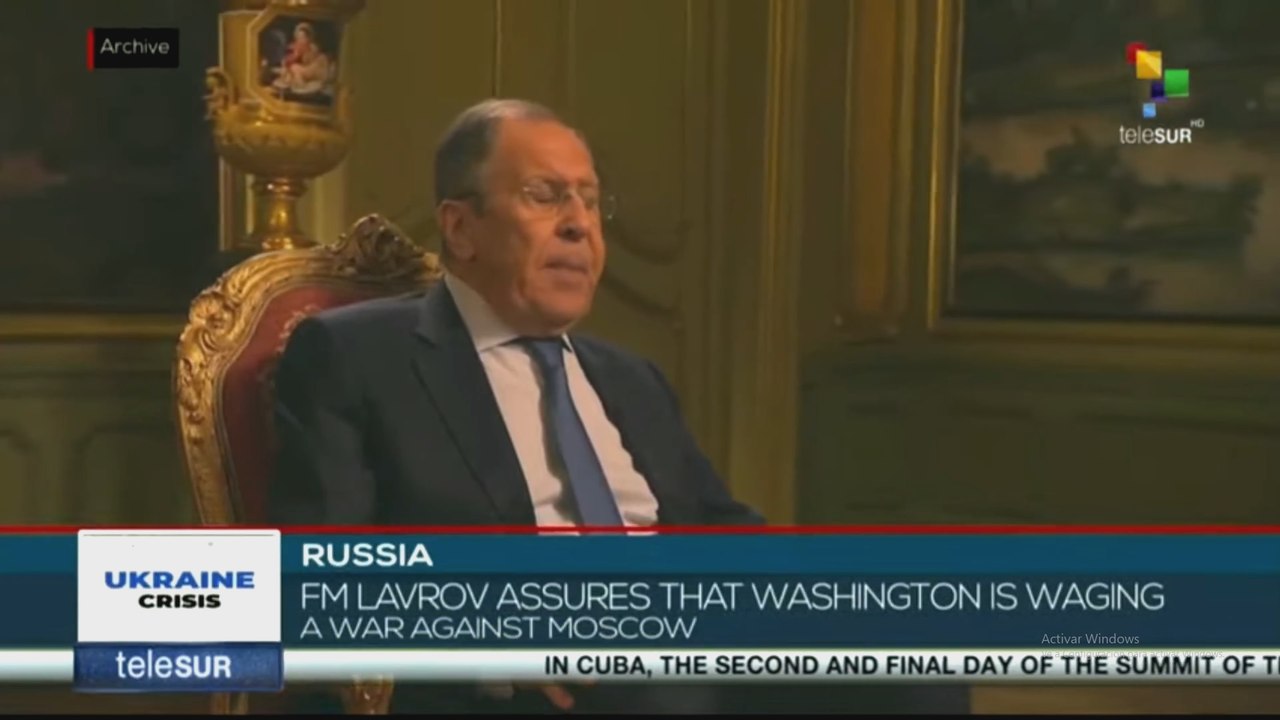 FM Lavrov assures that Washington is waging a war against Moscow