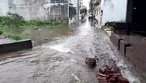 तीन दिन से लगातार बारिश, बांसवाड़ा की कॉलोनियों में भरा पानी