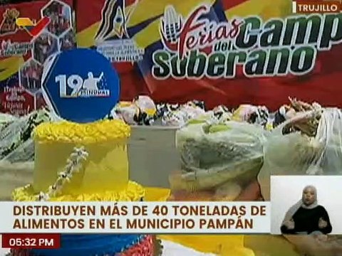 Trujillo | Feria del Campo Soberano distribuyó más de 40 toneladas alimentos en el mcpio. Pampán