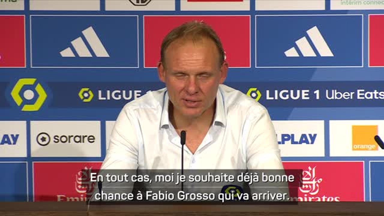 Lyon - Vuillez : “Bonne chance à Fabio Grosso”