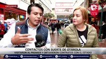 ¡Exclusivo! Contactos con suerte de Otárola: visitaron al Premier y obtuvieron contratos con el Estado