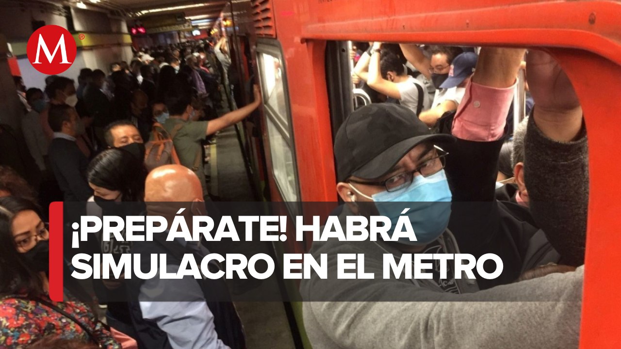 El Metro de la CDMX se prepara para Simulacro Nacional 2023 ante posible sismo