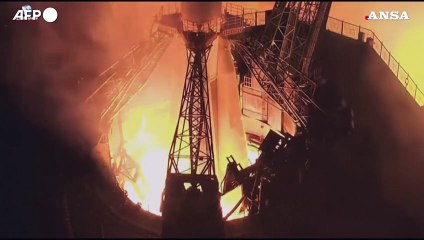 Lanciata la Soyuz Ms-24 con due russi e un'americana