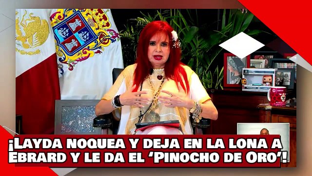 ¡VEAN! ¡Layda noquea y deja en la lona a Ebrard y le da el ‘Pinocho de Oro’ por mentiroso y chillón!