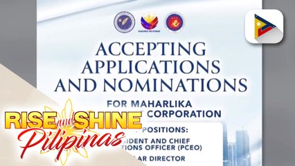 Application at nomination para sa Maharlika Board, simula na