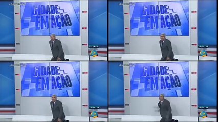 Sikêra Júnior Se Irrita Com Repórter Por Estar Usando O Whatsapp, Um Milhão De Vezes.