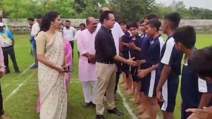 खरगोन: प्रतिभाओं ने बहाया पसीना, जिला स्तरीय प्रतियोगिता में दिखाया कौशल