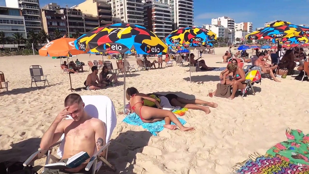 Rio de Janeiro İPANEMA Beach Best Travel BRAZİL (1080P)