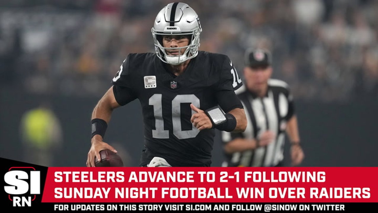 Steelers Beat Raiders in Sunday Night Matchup